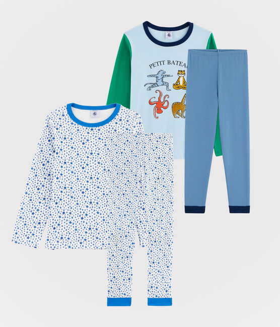Juego de dos pijamas de punto y túbico para niño variante 1