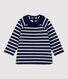 Blusa de algodón de bebé.
