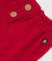 Shorts de pana lisa para bebé rojo TERKUIT