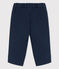 Bonito pantalón de sarga de bebé azul SMOKING