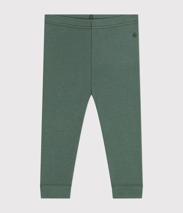 Leggings de algod&oacute;n para beb&eacute; verde
