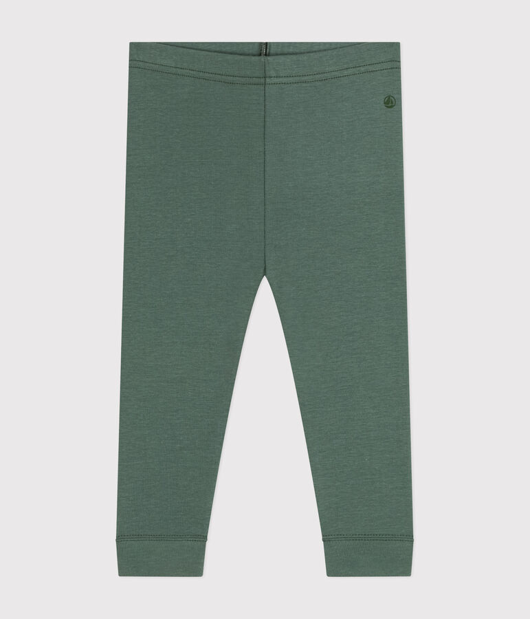 Leggings de algod&oacute;n para beb&eacute; verde