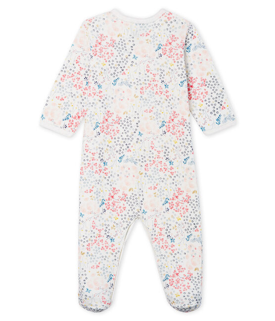 Pijama de túbico para bebé niña blanco MARSHMALLOW/blanco MULTICO