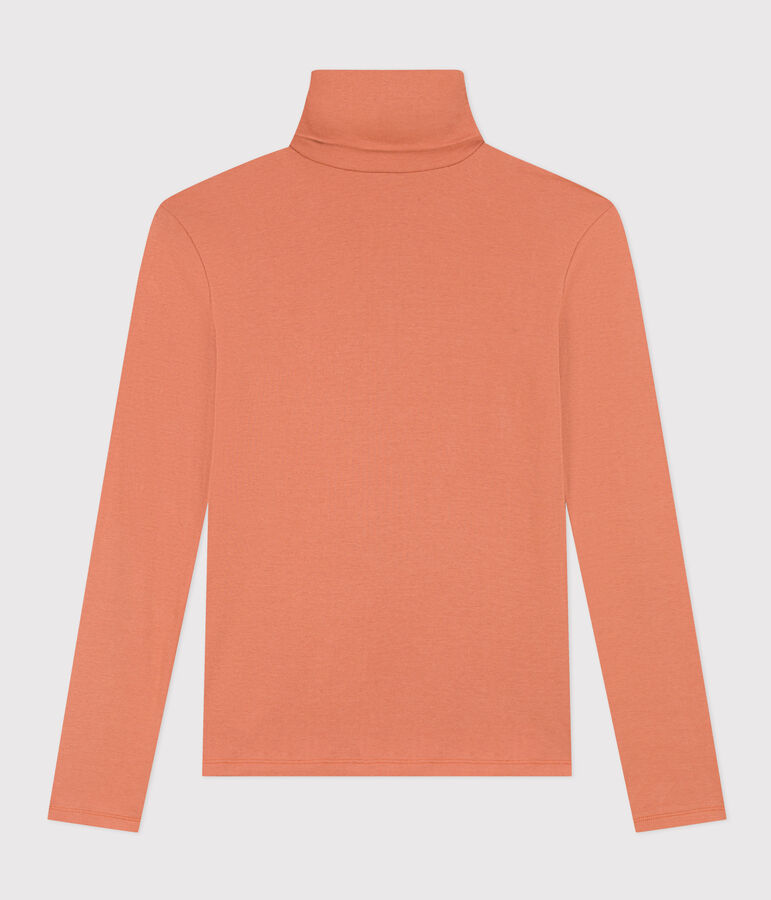 Camiseta L'ICONIQUE de algod&oacute;n con cuello vuelto para mujer rosa