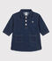 Vestido de tejido denim ligero de manga larga para bebé azul DENIM