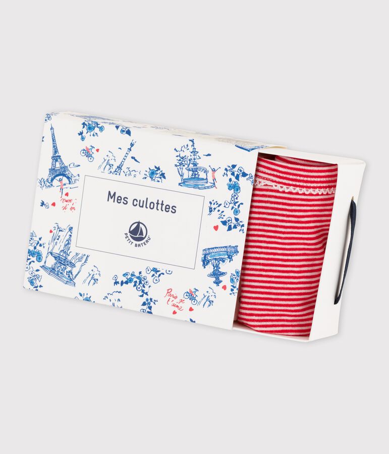 Tres braguitas para ni&ntilde;a multicolor