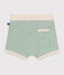 Pantalón corto de rizo de bebé verde HERBIER