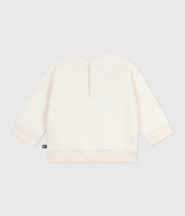 Sudadera de algod&oacute;n con motivo de coraz&oacute;n para beb&eacute; MILK