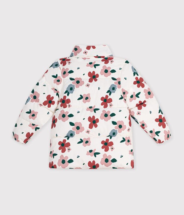 Plum&iacute;fero infantil de flores crudo/multicolor
