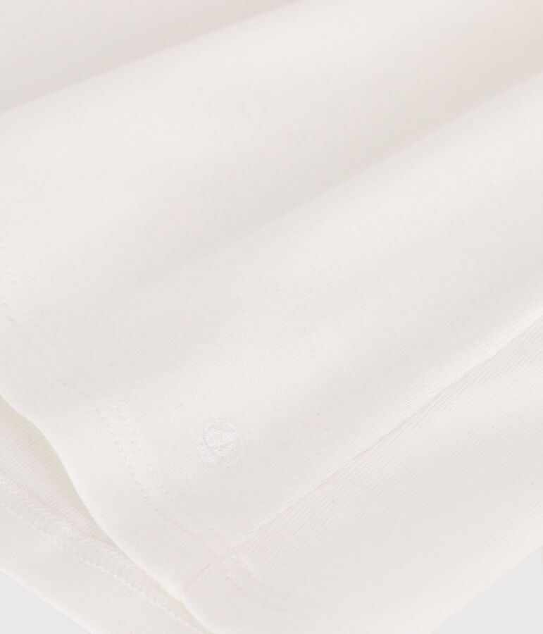 Blusa sin mangas de algod&oacute;n para beb&eacute; blanco