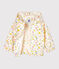 Cortavientos estampado para bebé unisex blanco MARSHMALLOW/rosa ROSE/ MULTICO