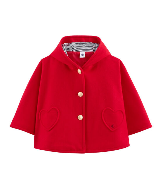 Capa infantil de niña rojo TERKUIT