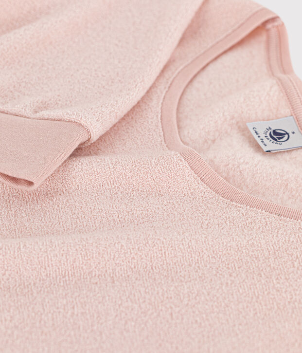 Pijama de rizo para mujer rosa