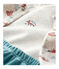 Conjunto para bebé de 3 piezas de terciopelo y tejido acanalado beige MONTELIMAR/blanco MULTICO