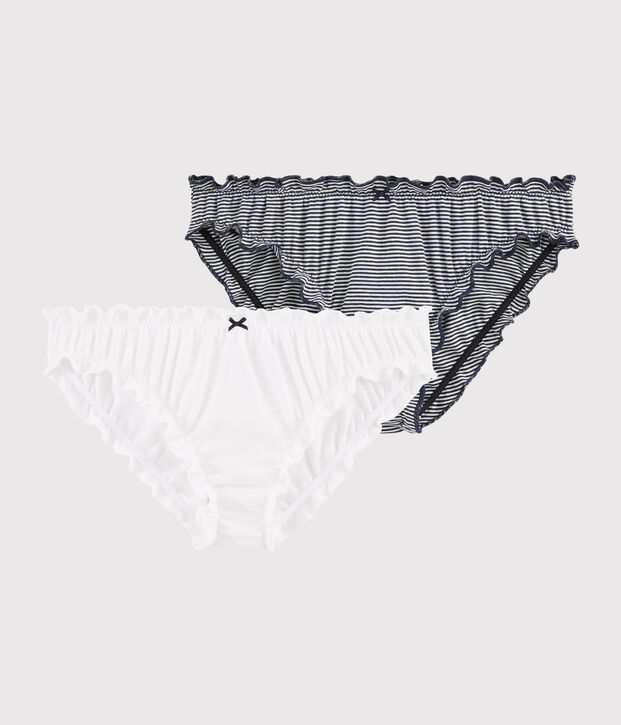 Lote de 2 braguitas para mujer multicolor
