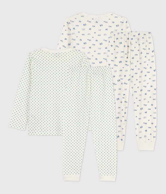 Juego de 2 pijamas de algodón con motivo de estrellas para niño variante 1