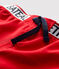 Short de baño reciclado de niño rojo TERKUIT