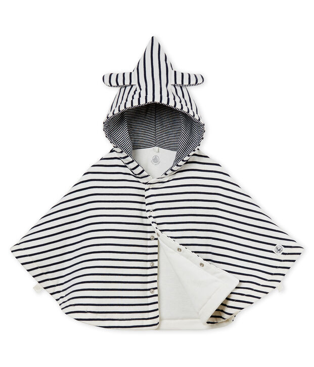Capa emblem&aacute;tica para beb&eacute; unisex blanco/azul