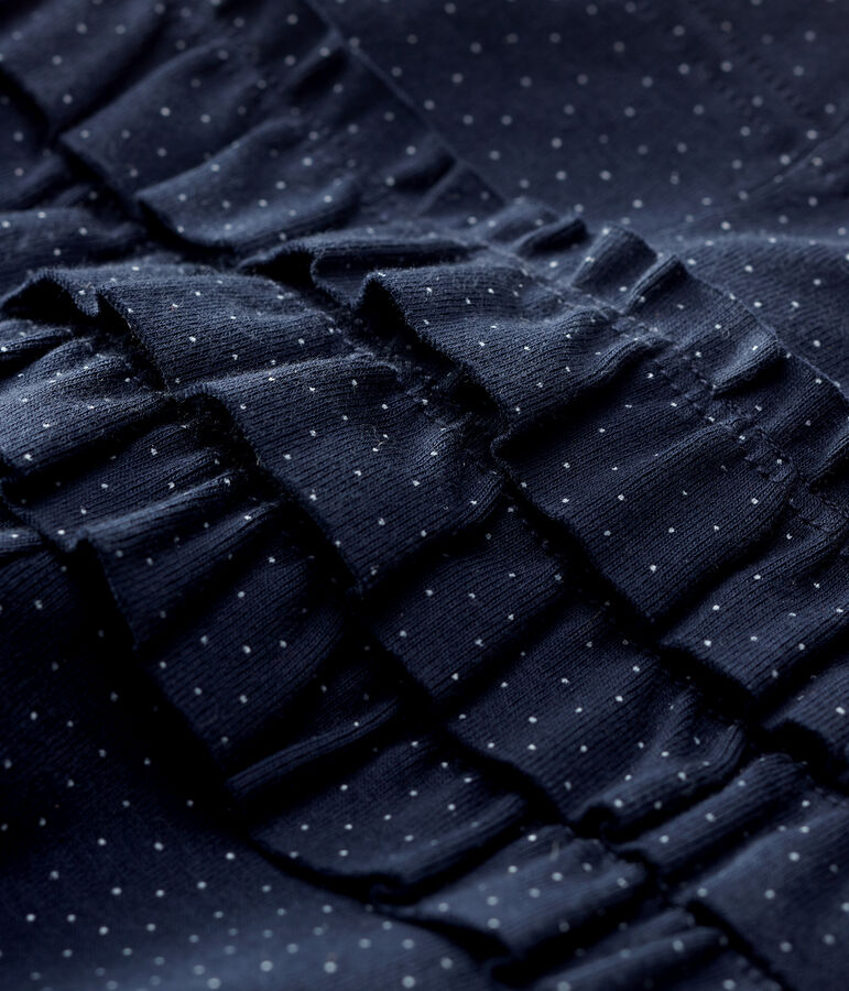 Leggings de algod&oacute;n de beb&eacute;. azul SMOKING/blanco MARSHMALLOW