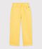 Pantal&oacute;n infantil de algod&oacute;n amarillo