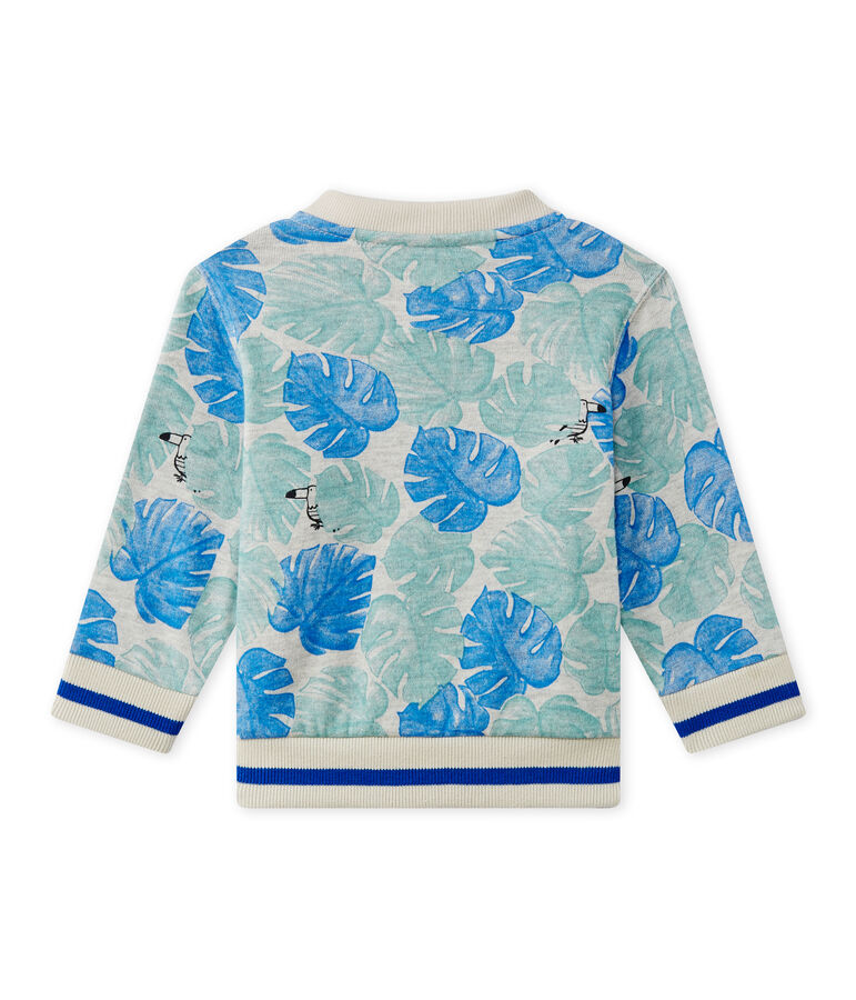 C&aacute;rdigan beb&eacute; ni&ntilde;o estampado gris/multicolor