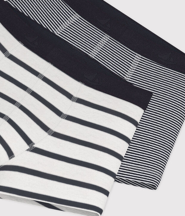 Lote de 2 b&oacute;xers de rayas de chico multicolor