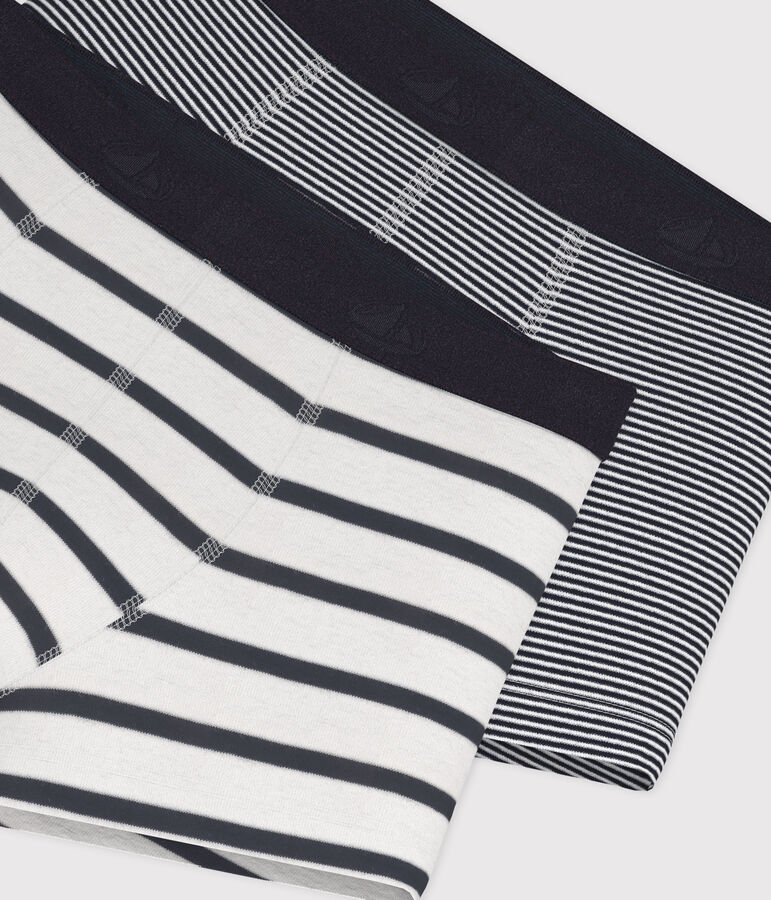 Lote de 2 b&oacute;xers de rayas de chico multicolor