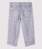 Pantalón de sarga con bordado de bebé niño gris CONCRETE