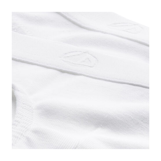 Par de slips para chico blanco .