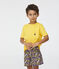 Shorts de playa infantiles para niño blanco MARSHMALLOW/blanco MULTICO