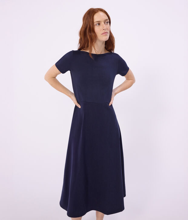 Vestido largo de algod&oacute;n para mujer SMOKING