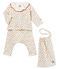 Conjunto 4 piezas estampado para bebé niña variante 1