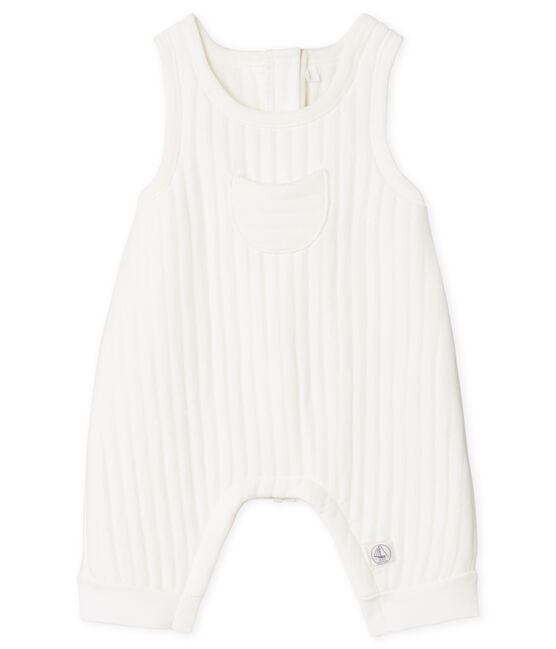 Peto de bebé niño de túbico acolchado blanco MARSHMALLOW