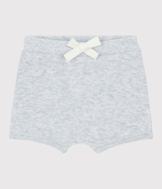 Pantalón corto de rizo de esponja de bebé niño gris POUSSIERE CHINE