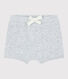 Pantalón corto de rizo de esponja de bebé niño