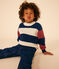 Jersey de algodón infantil a rayas blanco AVALANCHE/ MULTICO
