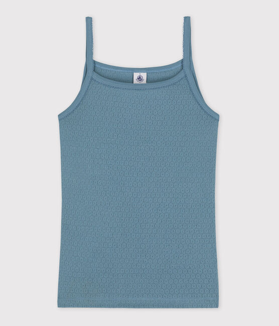 Camiseta de tirantes L'ICONIQUE de algodón de mujer azul ROVER