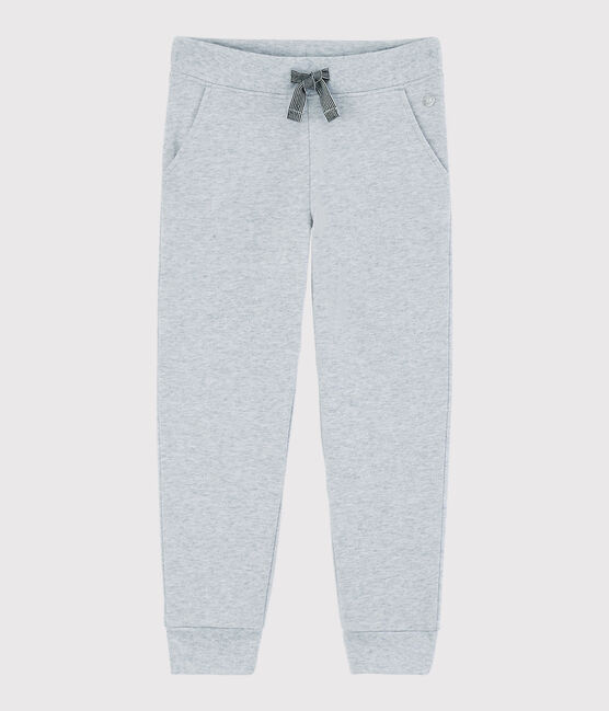 Pantalón de chándal de felpa de niño gris POUSSIERE CHINE
