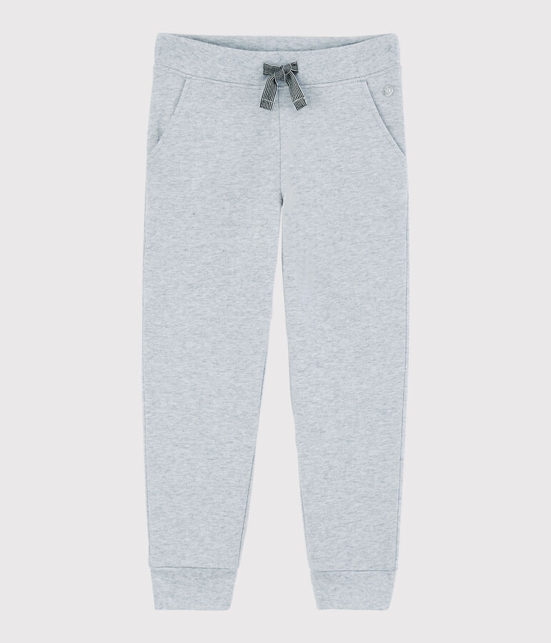 Pantal&oacute;n de ch&aacute;ndal de felpa de ni&ntilde;o gris