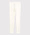 Leggings de punto de licra de niña blanco MARSHMALLOW