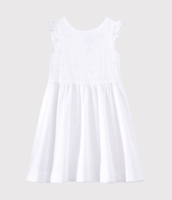 Vestido de ceremonia para niña blanco ECUME