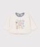 Camiseta de algod&oacute;n de manga larga lisa con estampado para beb&eacute; MONTELIMAR CHINE