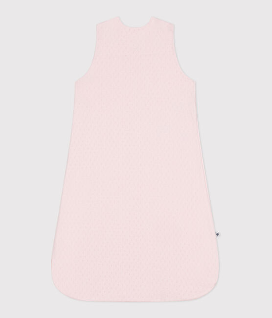 Saco de algodón liso para bebé TOG 1 rosa FLEUR