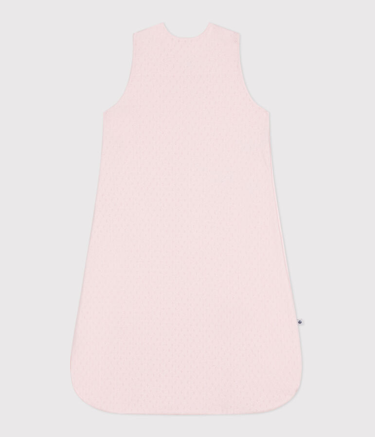 Saco de dormir para beb&eacute; en algod&oacute;n liso TOG 0.5 rosa