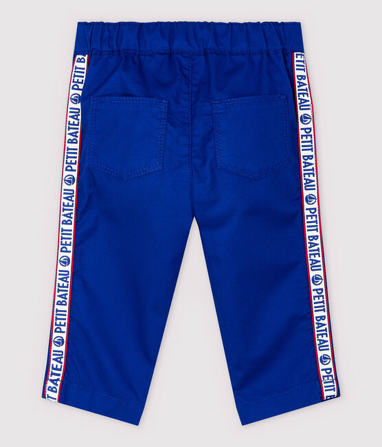 Pantalón de sarga irresistible de bebé niño azul SURF