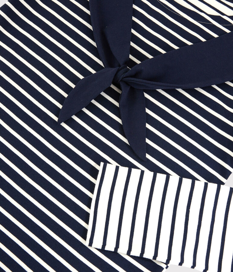 Marinera ligera de mujer blanco/azul