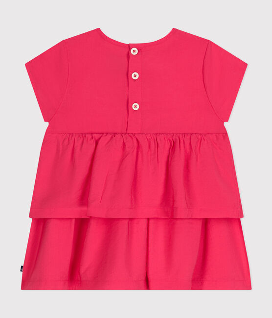 Vestido de manga corta para bebé rosa GLOSS