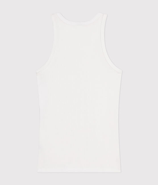Camiseta sin mangas Iconique de algodón para mujer blanco ECUME