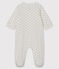 Pijama de túbico de conejo para bebé blanco MARSHMALLOW/blanco MULTICO