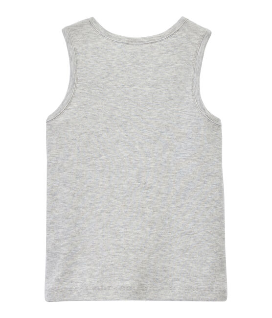 Camiseta sin mangas con bolsillo en el pecho para niño gris BELUGA CHINE